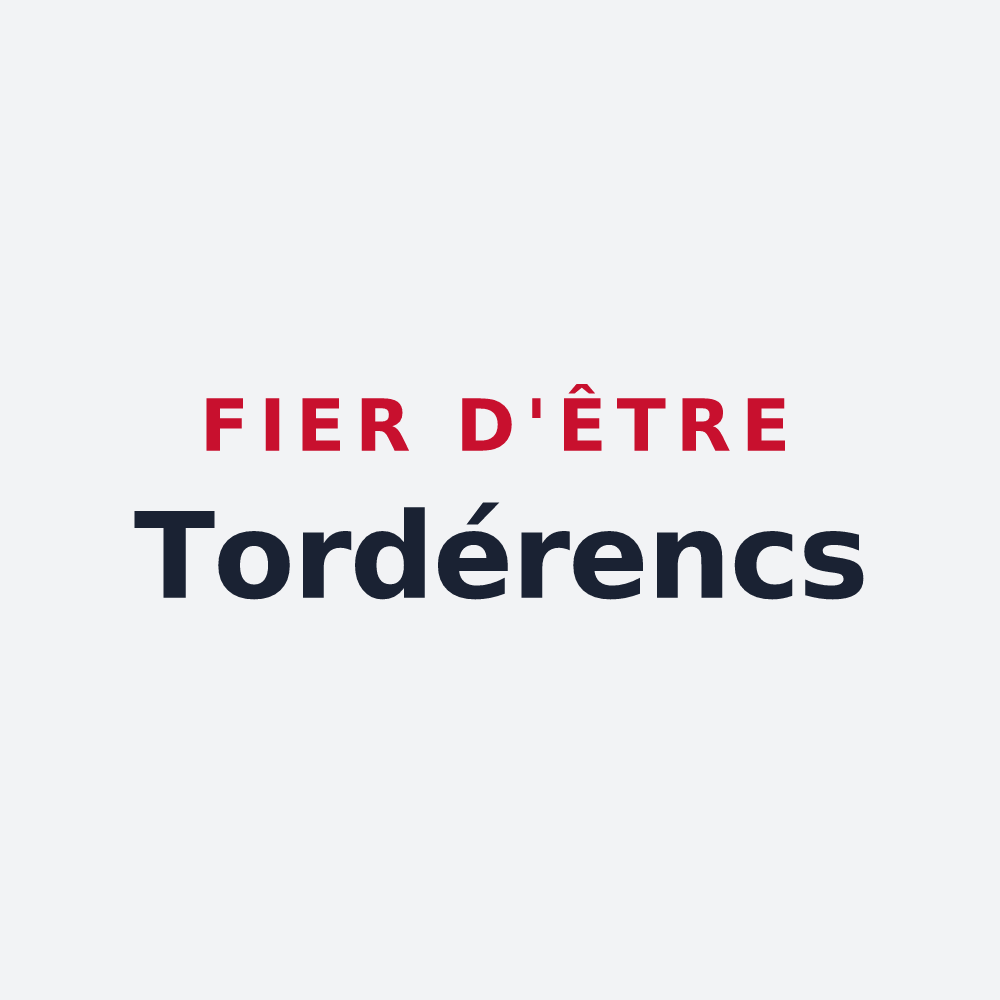 Poster « Fier d'être Tordérencs » — design pour Tordères