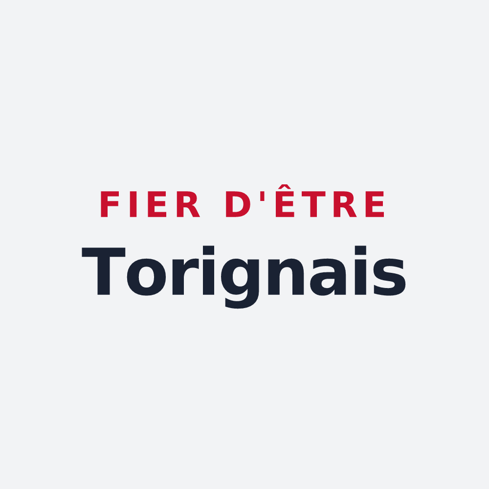 Poster « Fier d'être Torignais » — design pour Torigny-les-Villes
