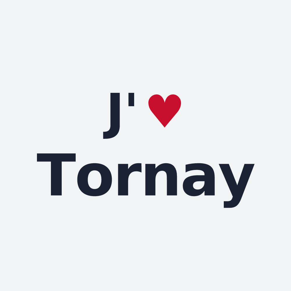 Poster personnalisé Tornay — design J'aime Tornay