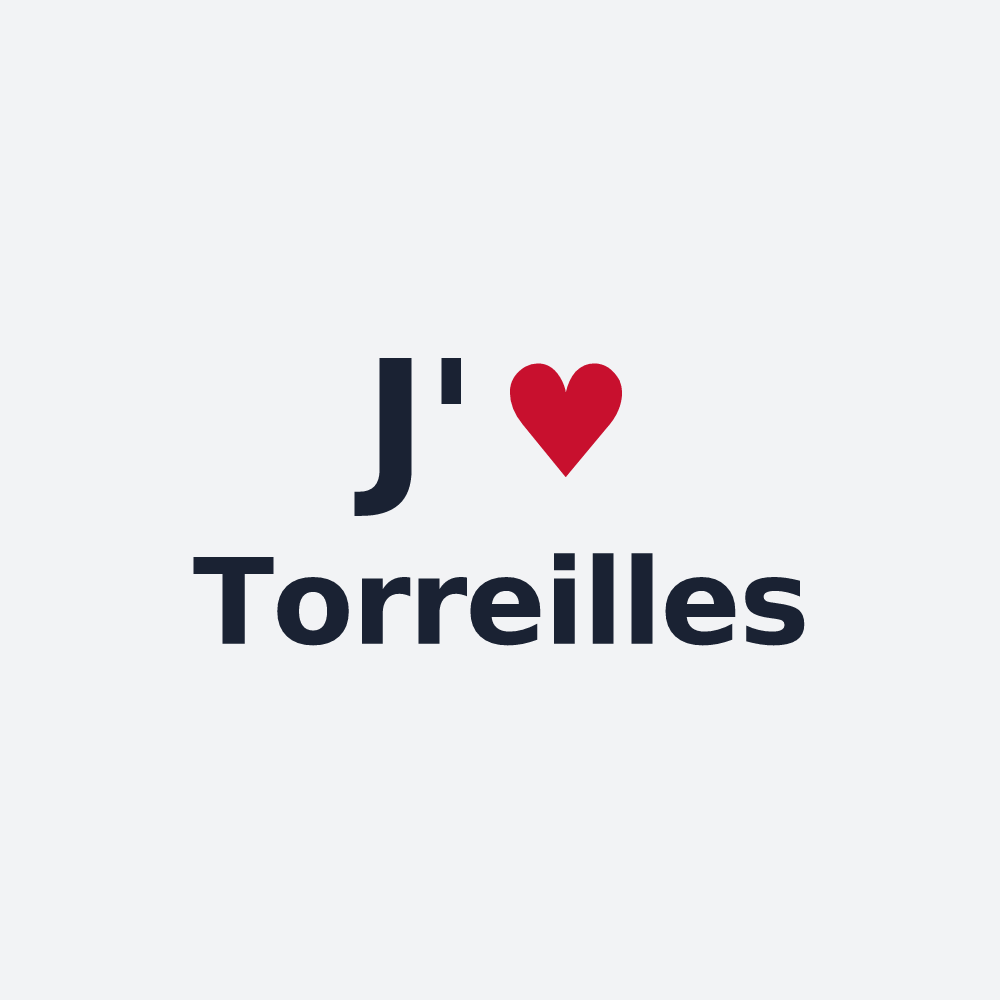 Poster personnalisé Torreilles — design J'aime Torreilles