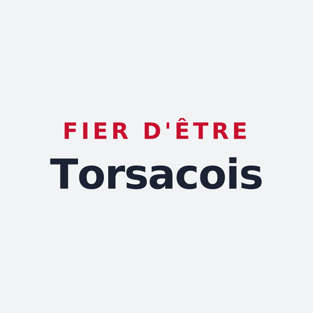 Poster « Fier d'être Torsacois » — design pour Torsac