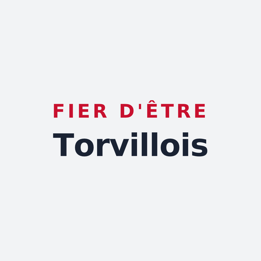 Poster « Fier d'être Torvillois » — design pour Torvilliers