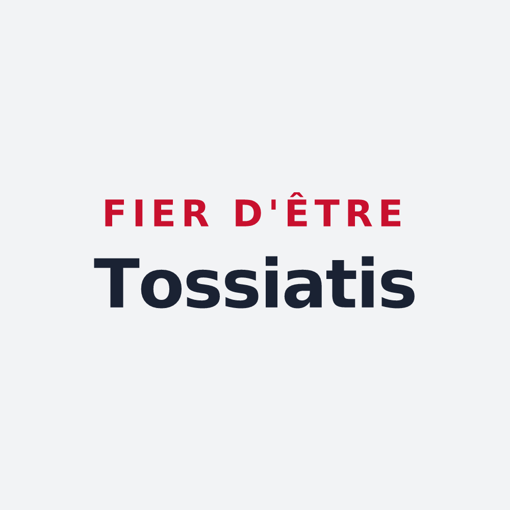 Poster « Fier d'être Tossiatis » — design pour Tossiat