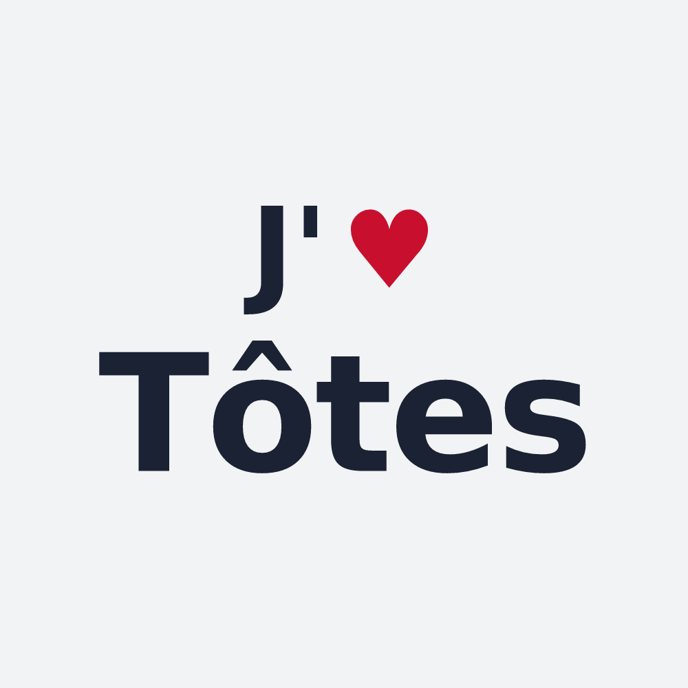 Poster personnalisé Tôtes — design J'aime Tôtes