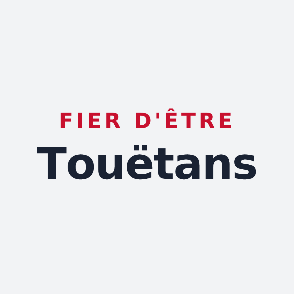 Poster « Fier d'être Touëtans » — design pour Touët-sur-Var