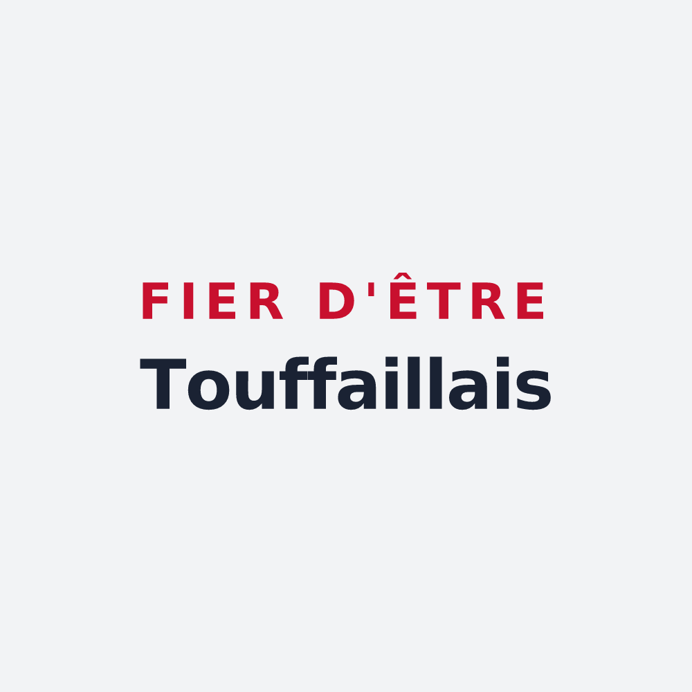 Poster « Fier d'être Touffaillais » — design pour Touffailles