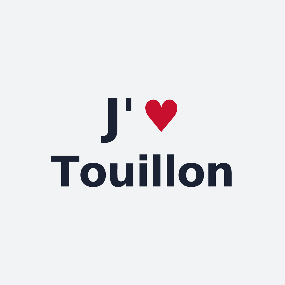 Poster personnalisé Touillon — design J'aime Touillon