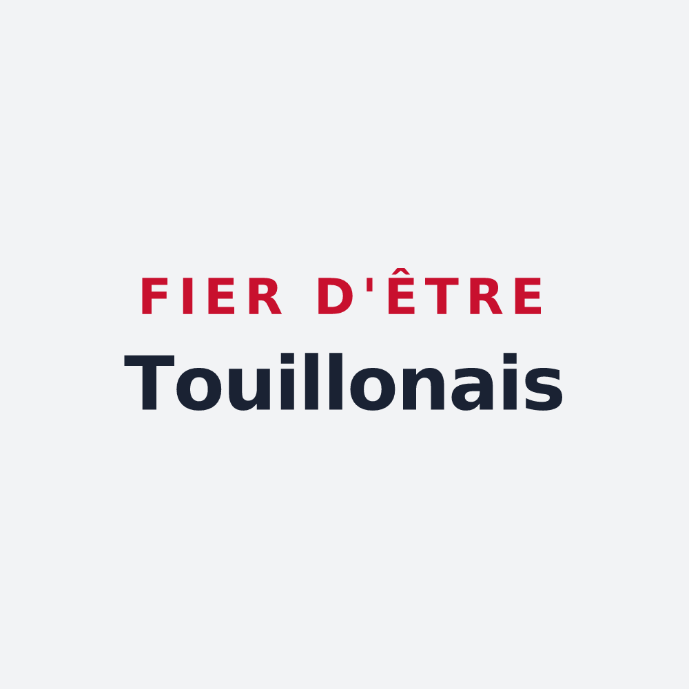 Poster « Fier d'être Touillonais » — design pour Touillon