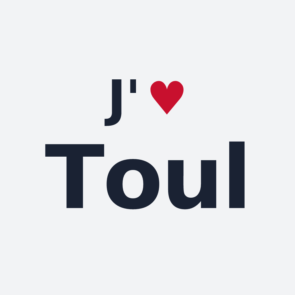 Poster personnalisé Toul — design J'aime Toul