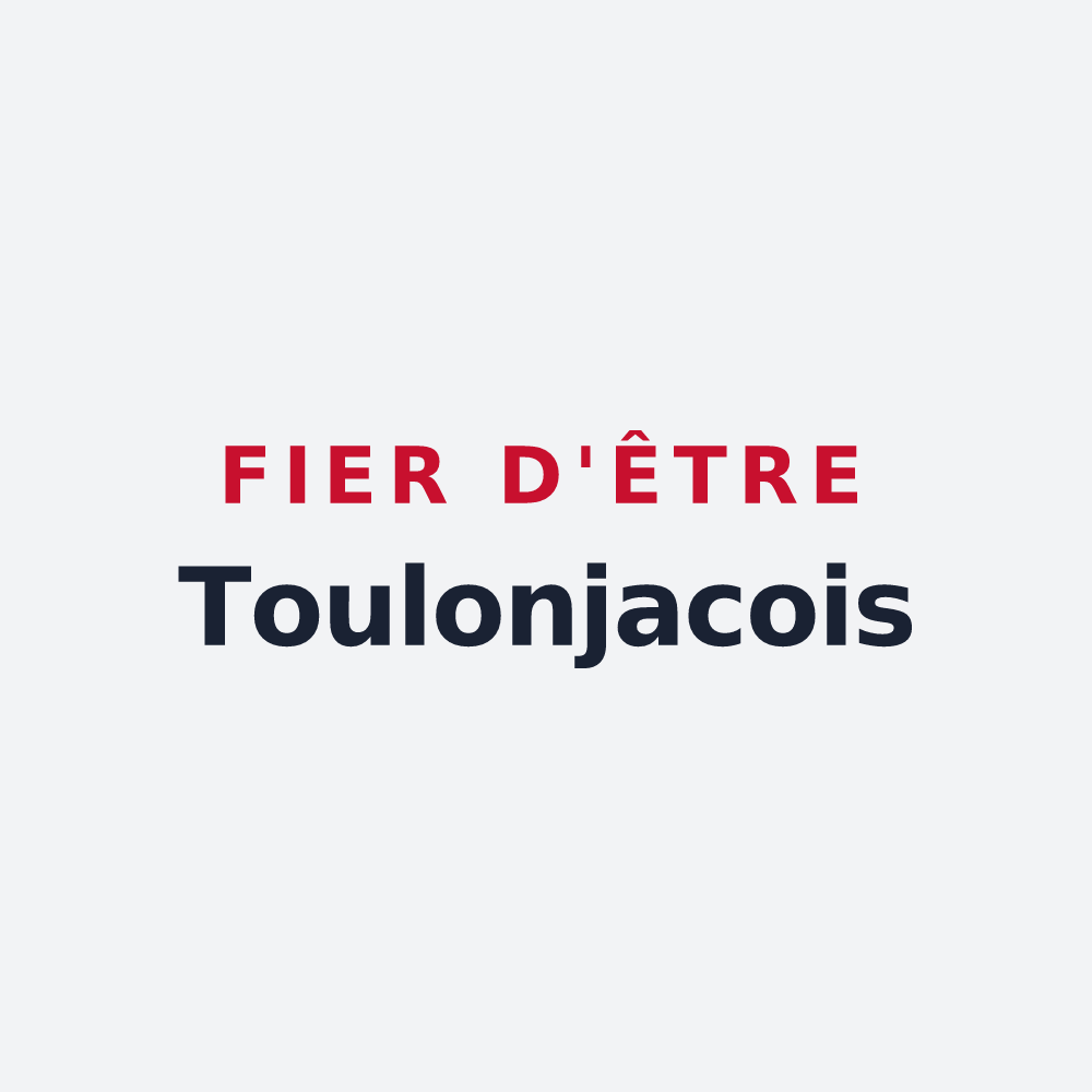 Poster « Fier d'être Toulonjacois » — design pour Toulonjac