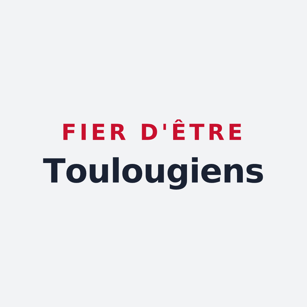 Poster « Fier d'être Toulougiens » — design pour Toulouges