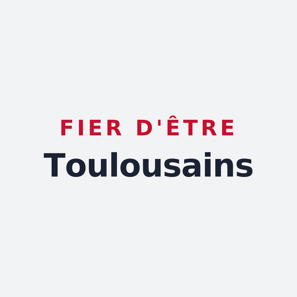 Poster « Fier d'être Toulousains » — design pour Toulouse
