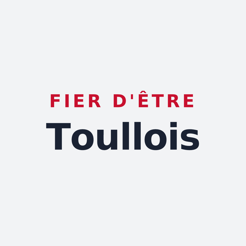 Poster « Fier d'être Toullois » — design pour Toulx-Sainte-Croix