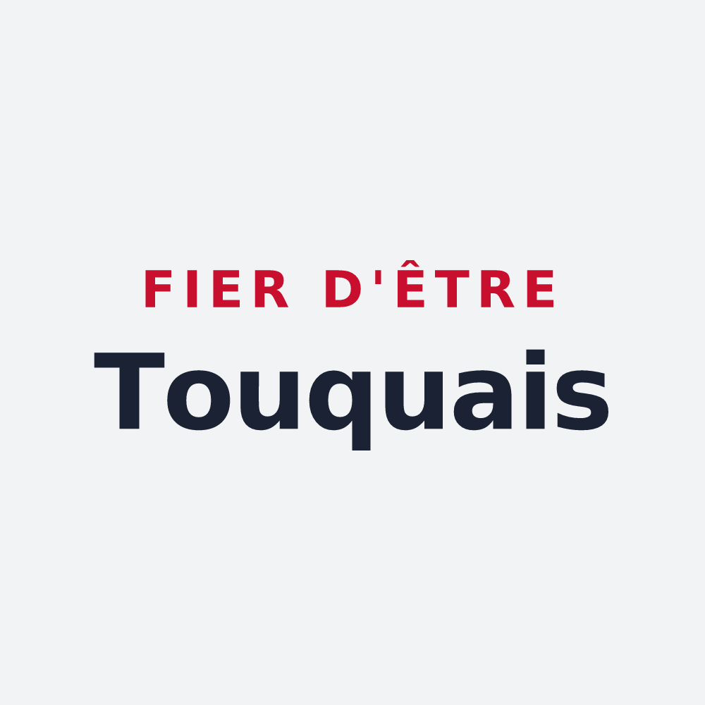 Poster « Fier d'être Touquais » — design pour Touques