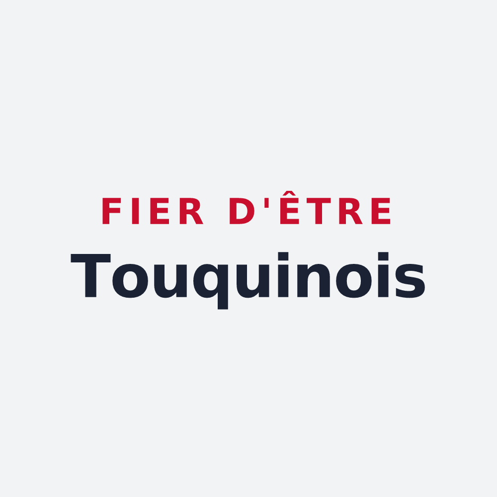 Poster « Fier d'être Touquinois » — design pour Touquin