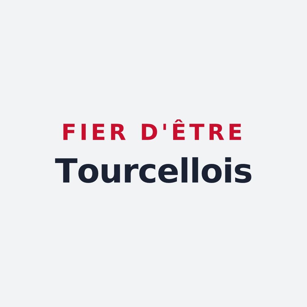 Poster « Fier d'être Tourcellois » — design pour Tourcelles-Chaumont