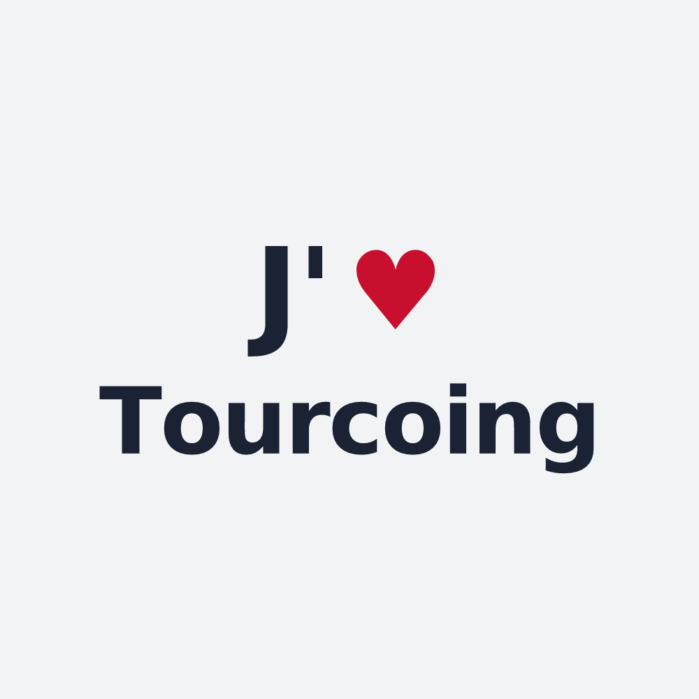 Poster personnalisé Tourcoing — design J'aime Tourcoing