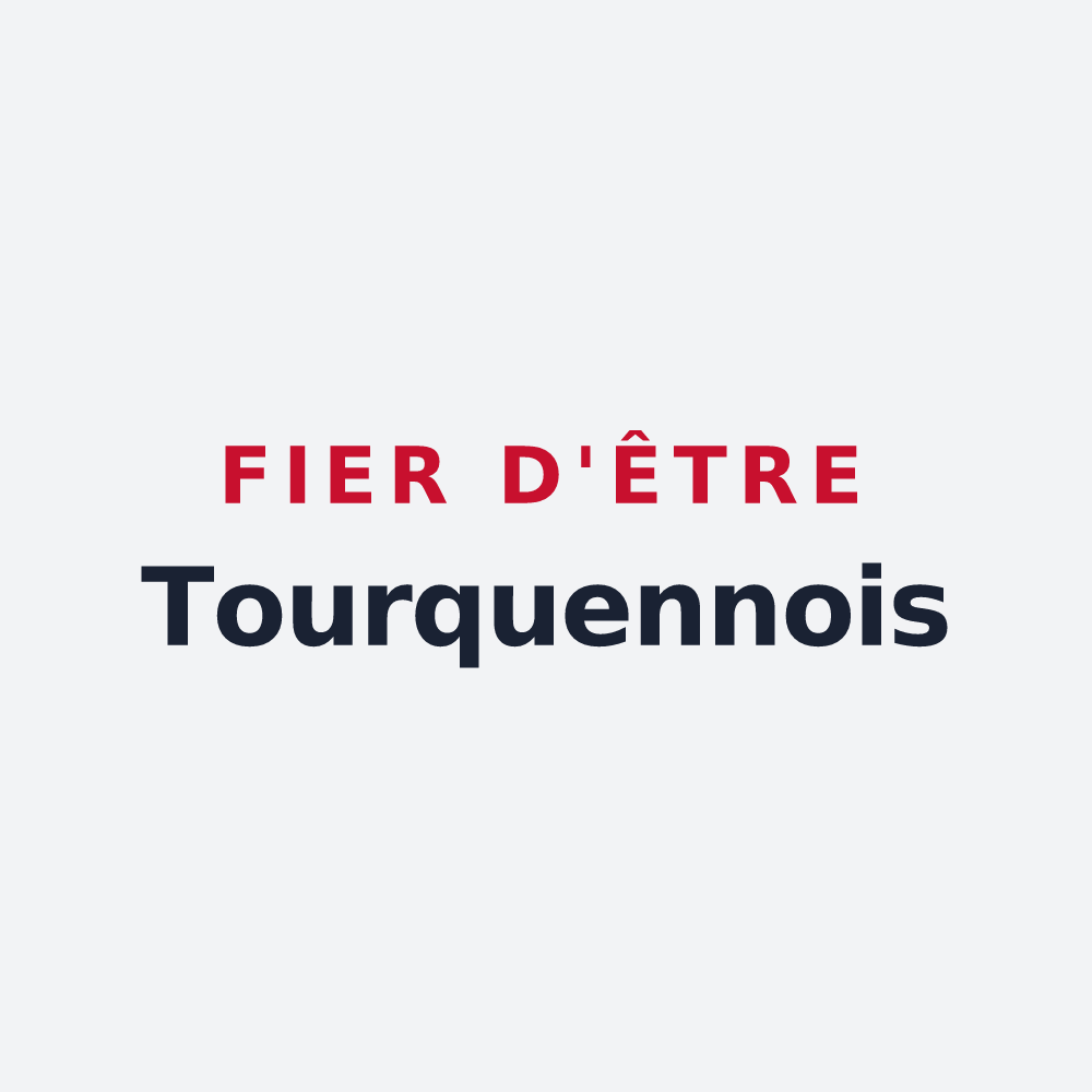 Poster « Fier d'être Tourquennois » — design pour Tourcoing