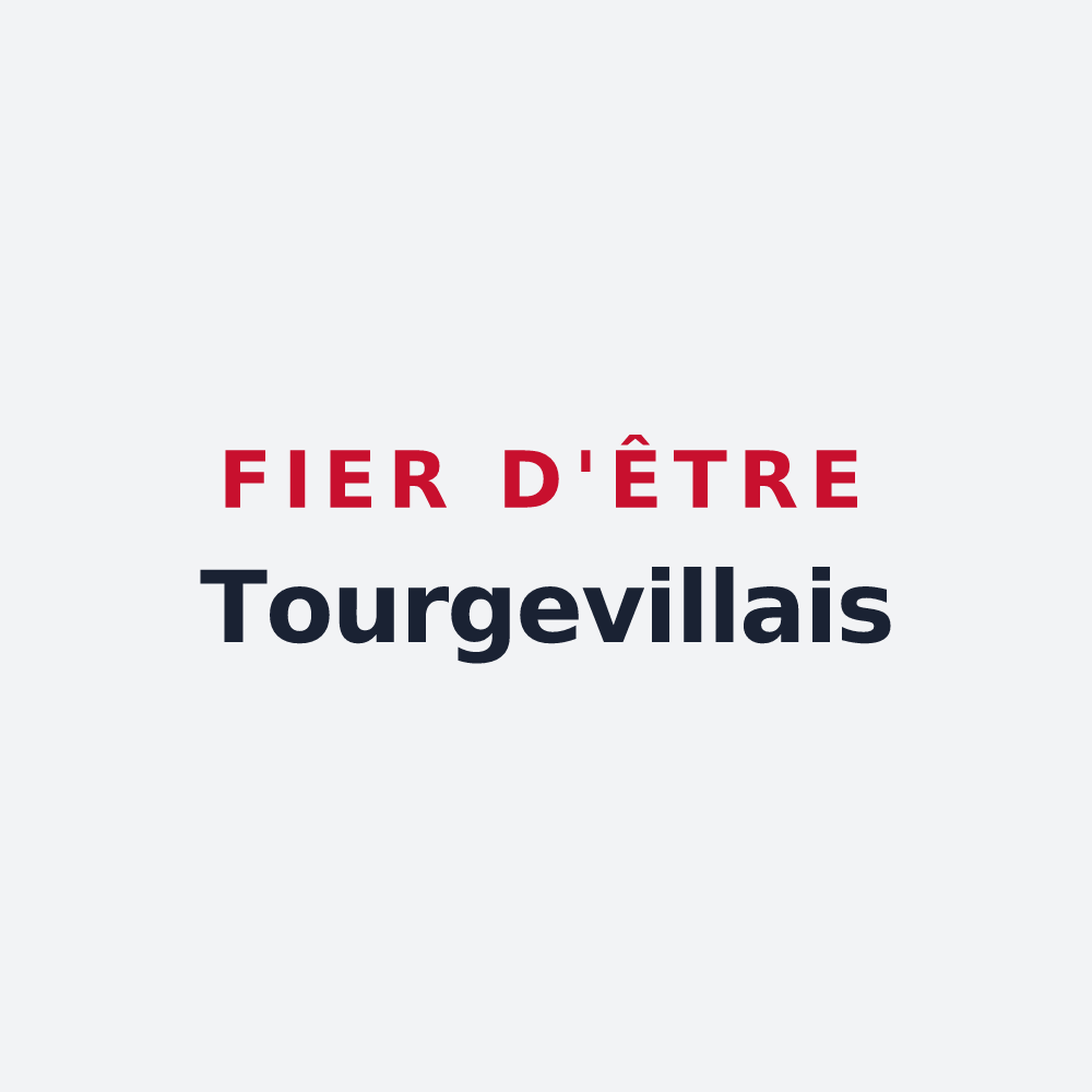 Poster « Fier d'être Tourgevillais » — design pour Tourgéville