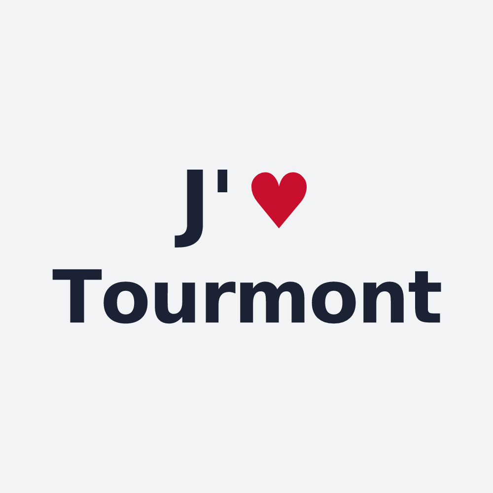 Poster personnalisé Tourmont — design J'aime Tourmont