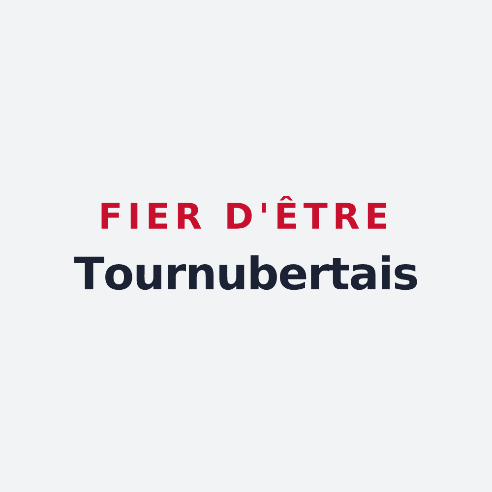 Poster « Fier d'être Tournubertais » — design pour Tournedos-Bois-Hubert