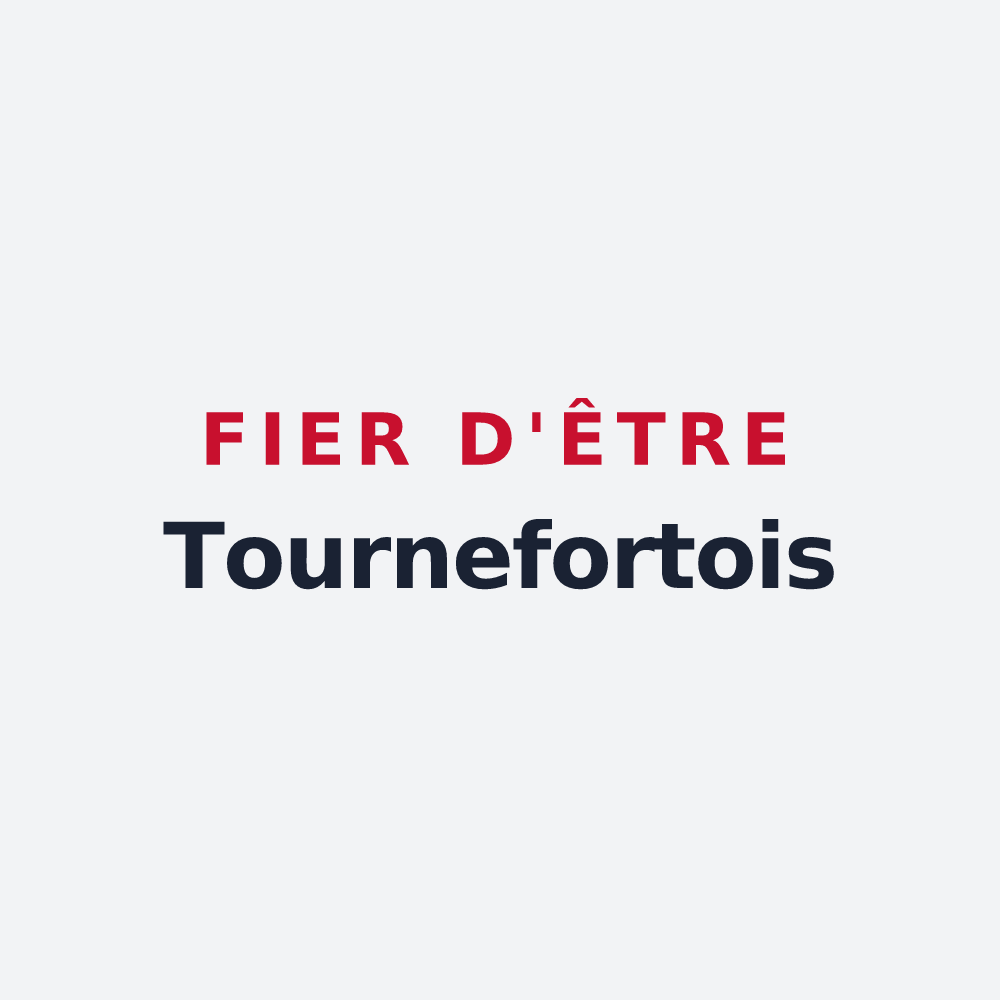 Poster « Fier d'être Tournefortois » — design pour Tournefort