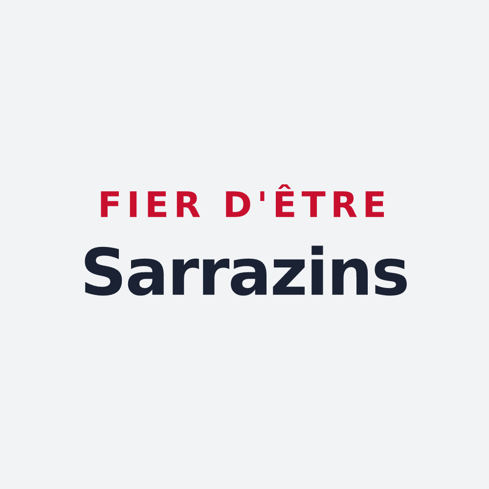 Poster « Fier d'être Sarrazins » — design pour Tournehem-sur-la-Hem