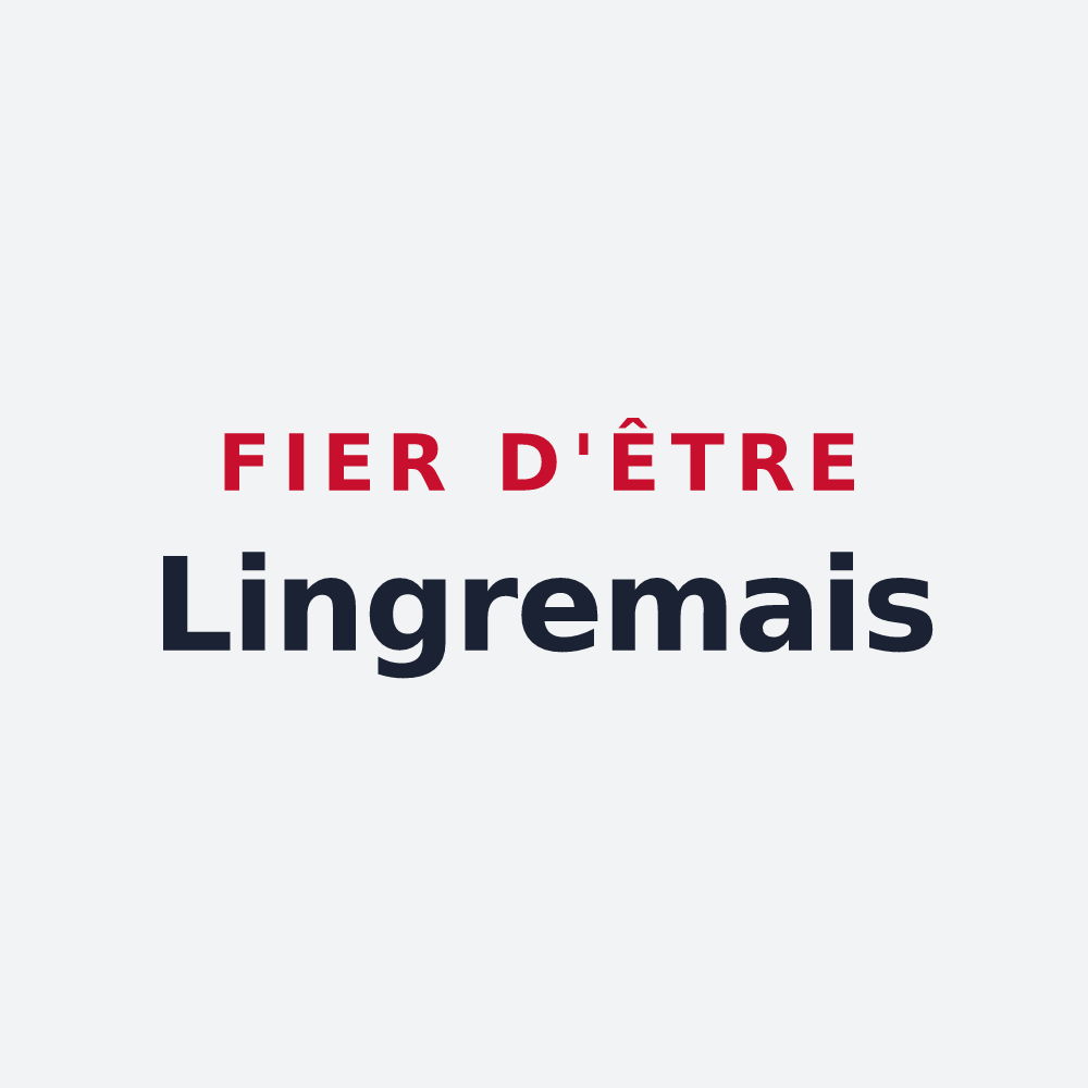 Poster « Fier d'être Lingremais » — design pour Tourneville-sur-Mer