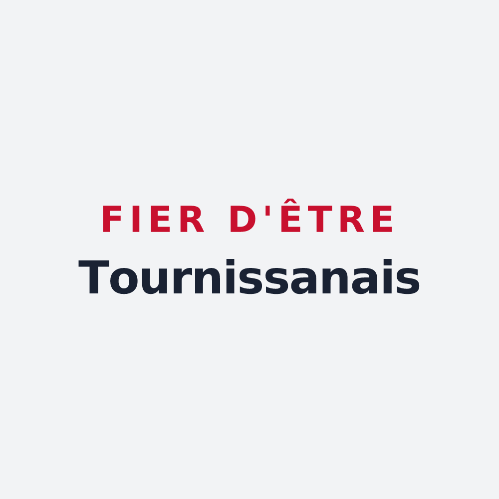 Poster « Fier d'être Tournissanais » — design pour Tournissan