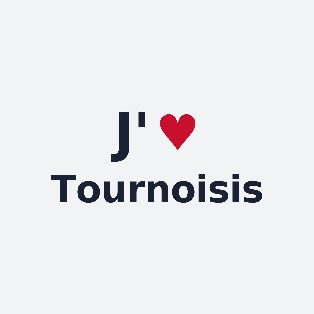 Poster personnalisé Tournoisis — design J'aime Tournoisis