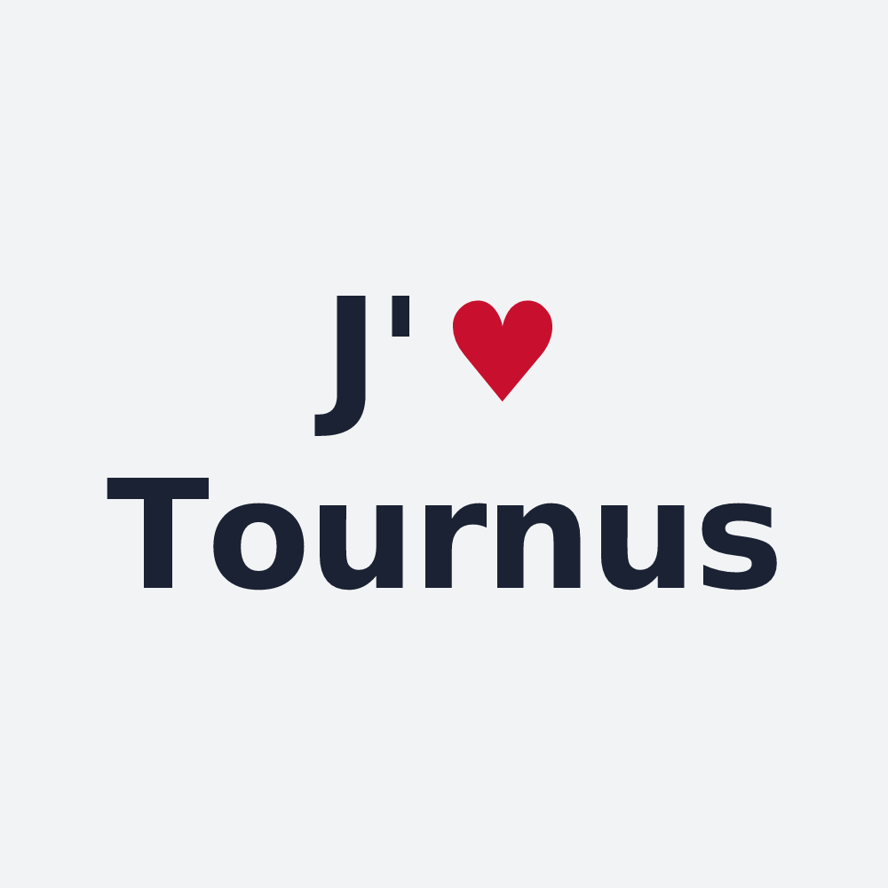 Poster personnalisé Tournus — design J'aime Tournus