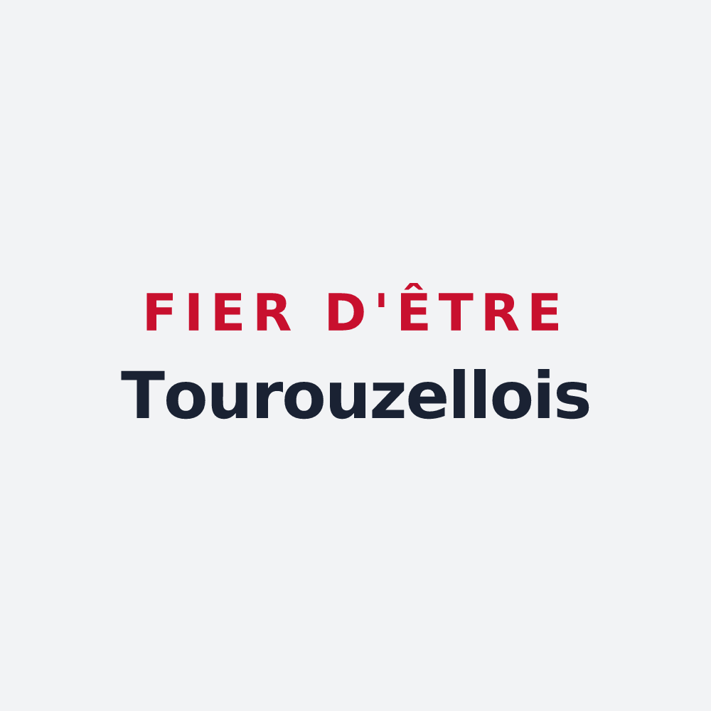 Poster « Fier d'être Tourouzellois » — design pour Tourouzelle
