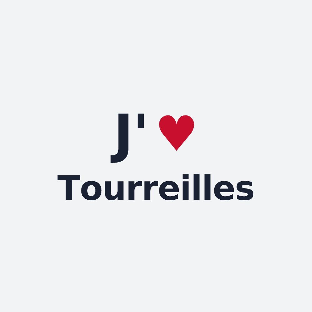 Poster personnalisé Tourreilles — design J'aime Tourreilles