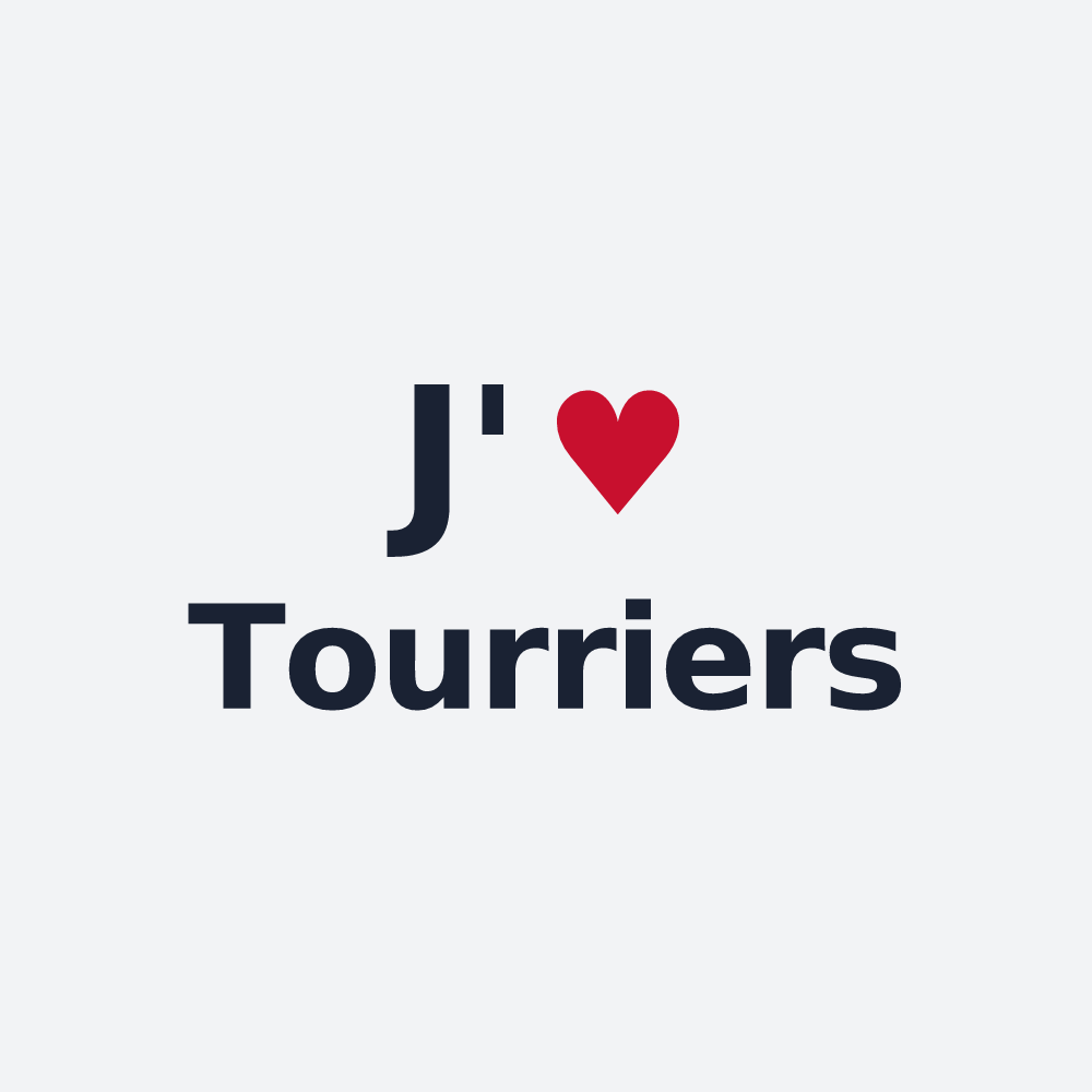 Poster personnalisé Tourriers — design J'aime Tourriers