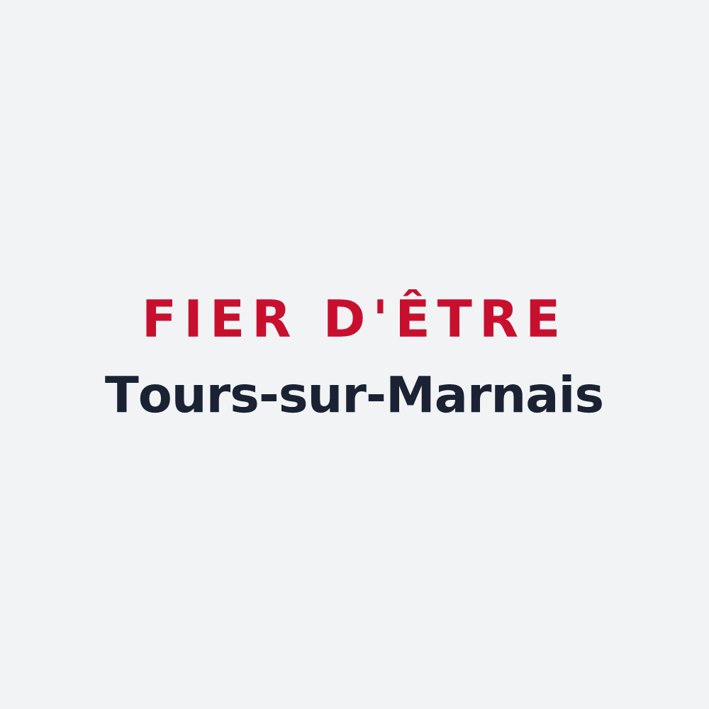Poster « Fier d'être Tours-sur-Marnais » — design pour Tours-sur-Marne