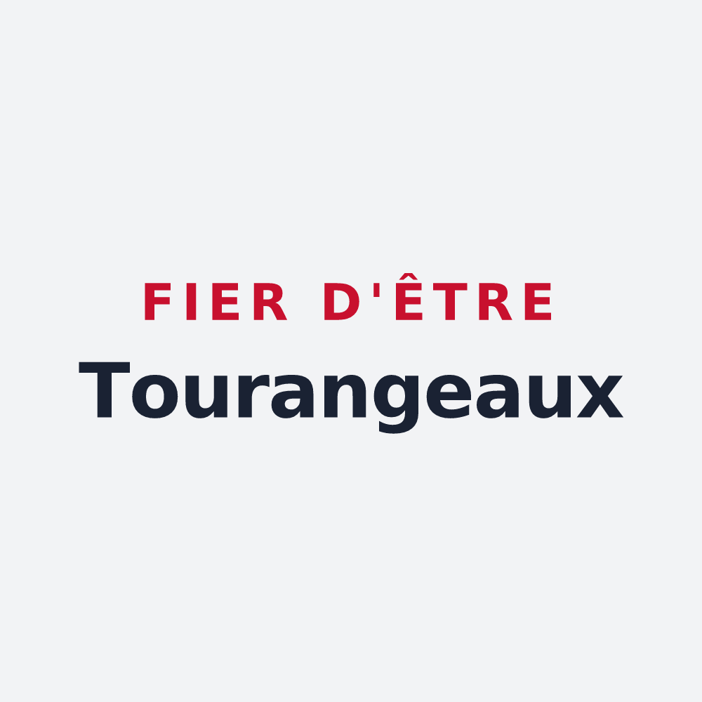 Poster « Fier d'être Tourangeaux » — design pour Tours