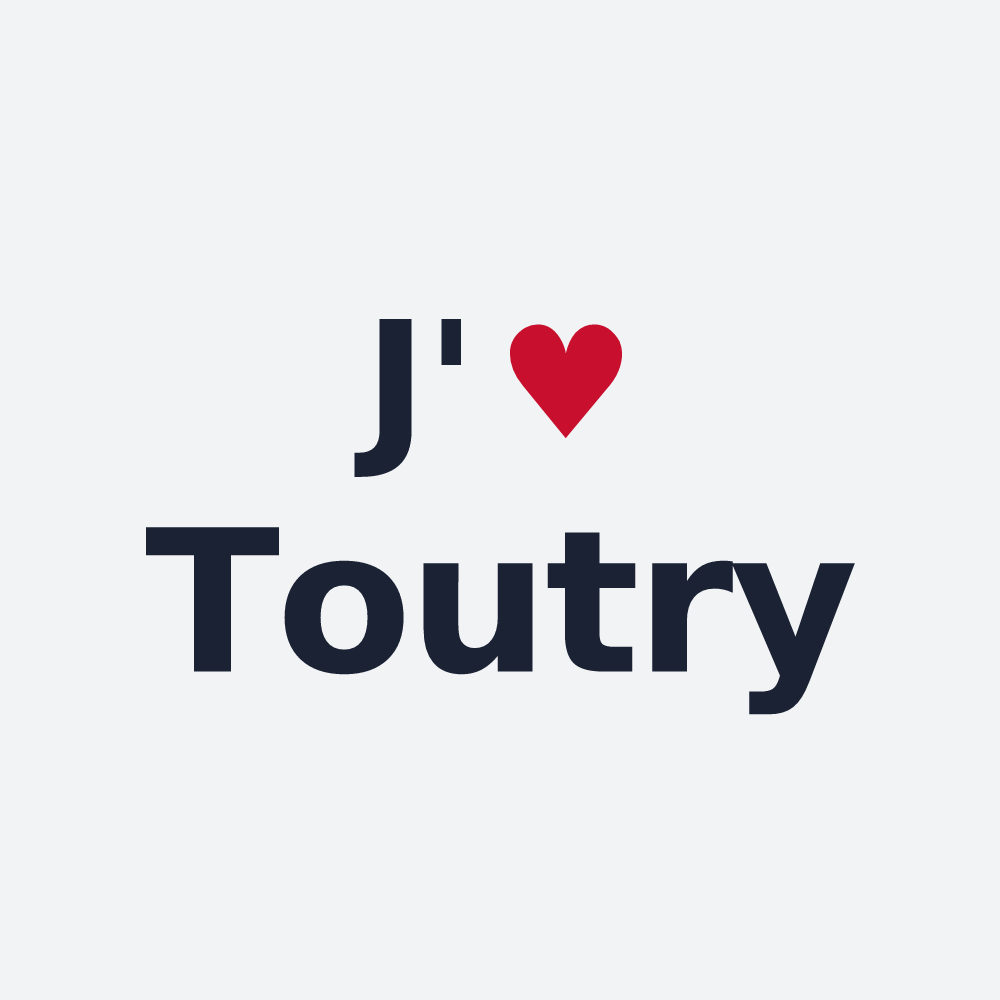 Poster personnalisé Toutry — design J'aime Toutry