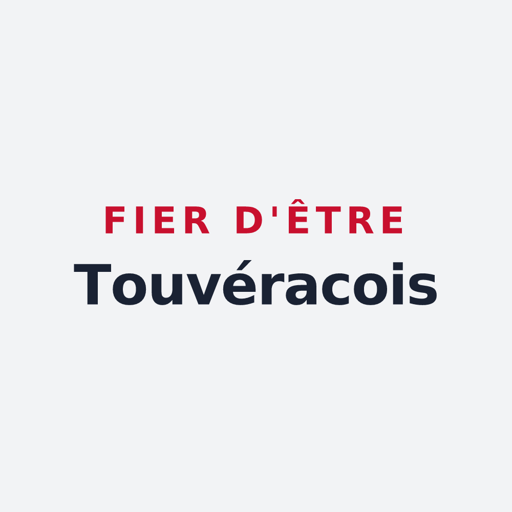 Poster « Fier d'être Touvéracois » — design pour Touvérac