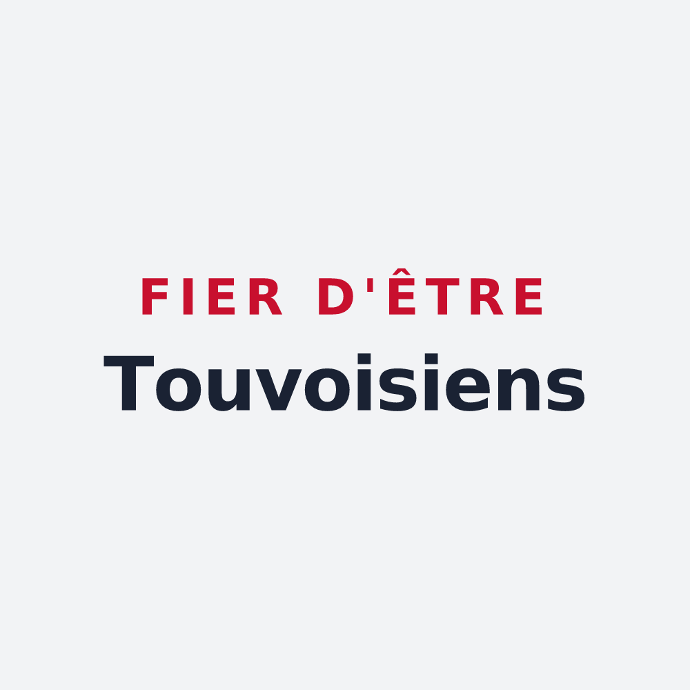 Poster « Fier d'être Touvoisiens » — design pour Touvois