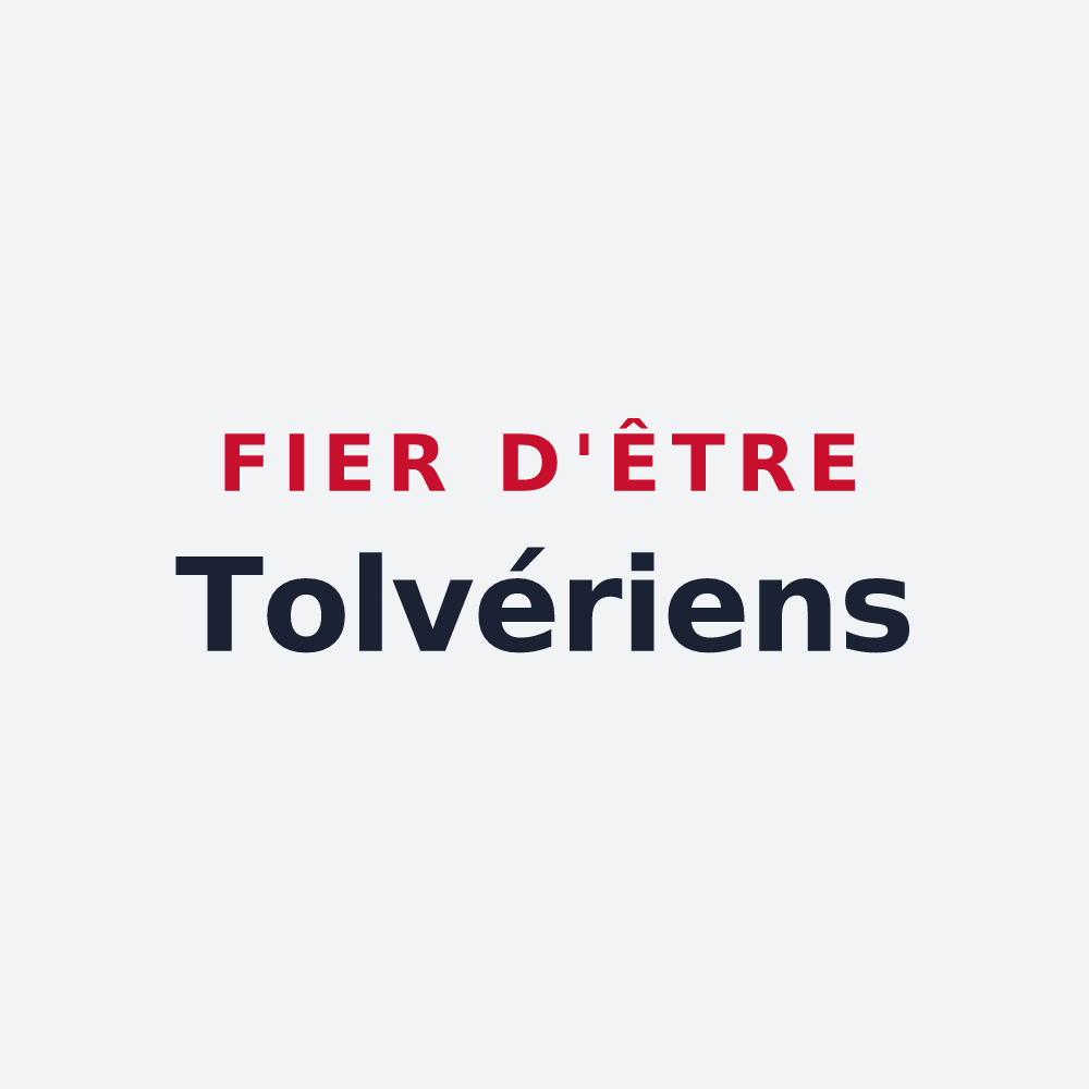 Poster « Fier d'être Tolvériens » — design pour Touvre