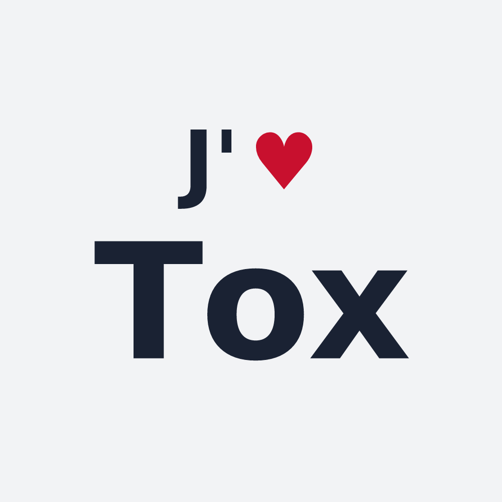 Poster personnalisé Tox — design « J'aime Tox » imprimé sur le poster