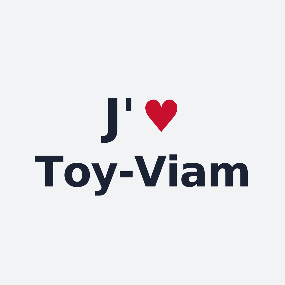 Poster personnalisé Toy-Viam — design J'aime Toy-Viam