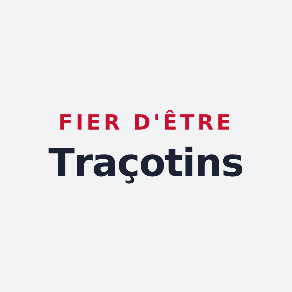 Poster « Fier d'être Traçotins » — design pour Tracy-le-Mont