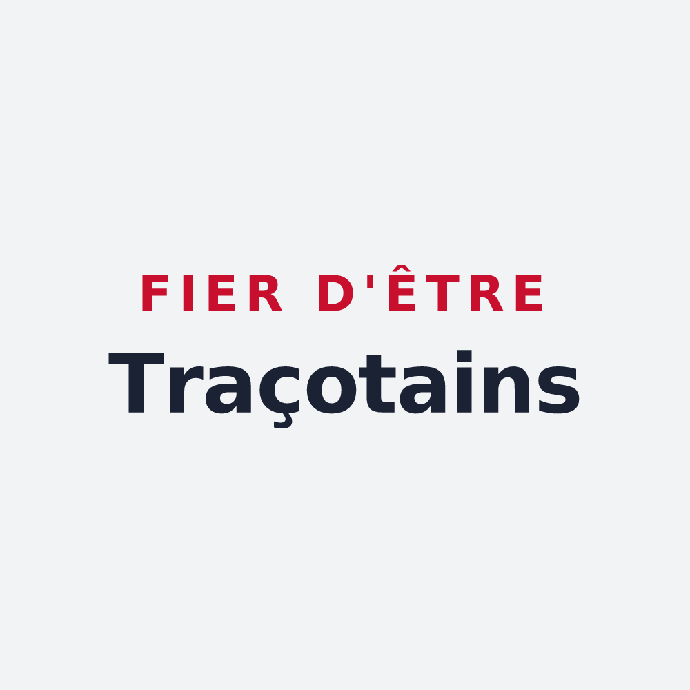 Poster « Fier d'être Traçotains » — design pour Tracy-le-Val
