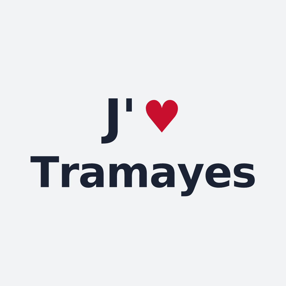 Poster personnalisé Tramayes — design J'aime Tramayes