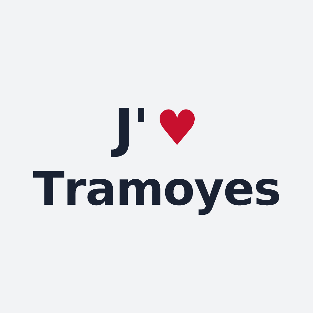 Poster personnalisé Tramoyes — design J'aime Tramoyes