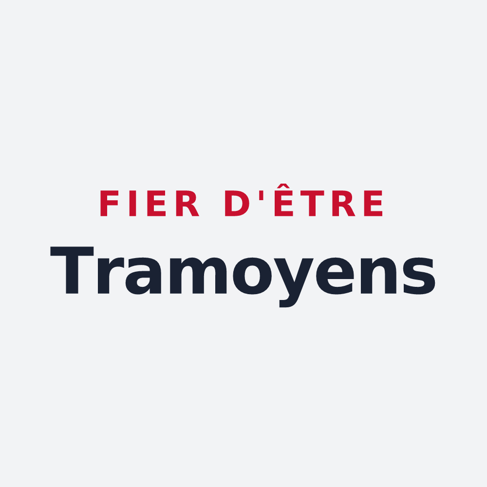Poster « Fier d'être Tramoyens » — design pour Tramoyes