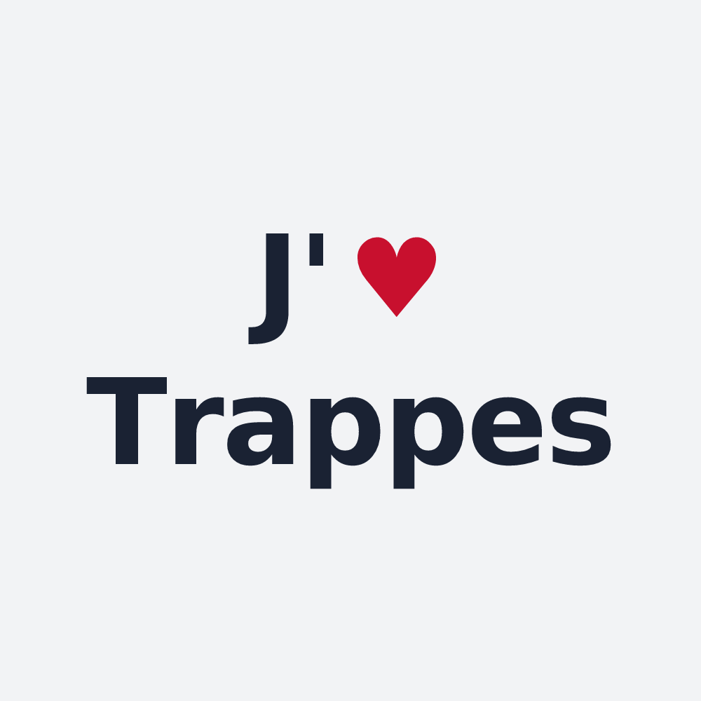 Poster personnalisé Trappes — design J'aime Trappes