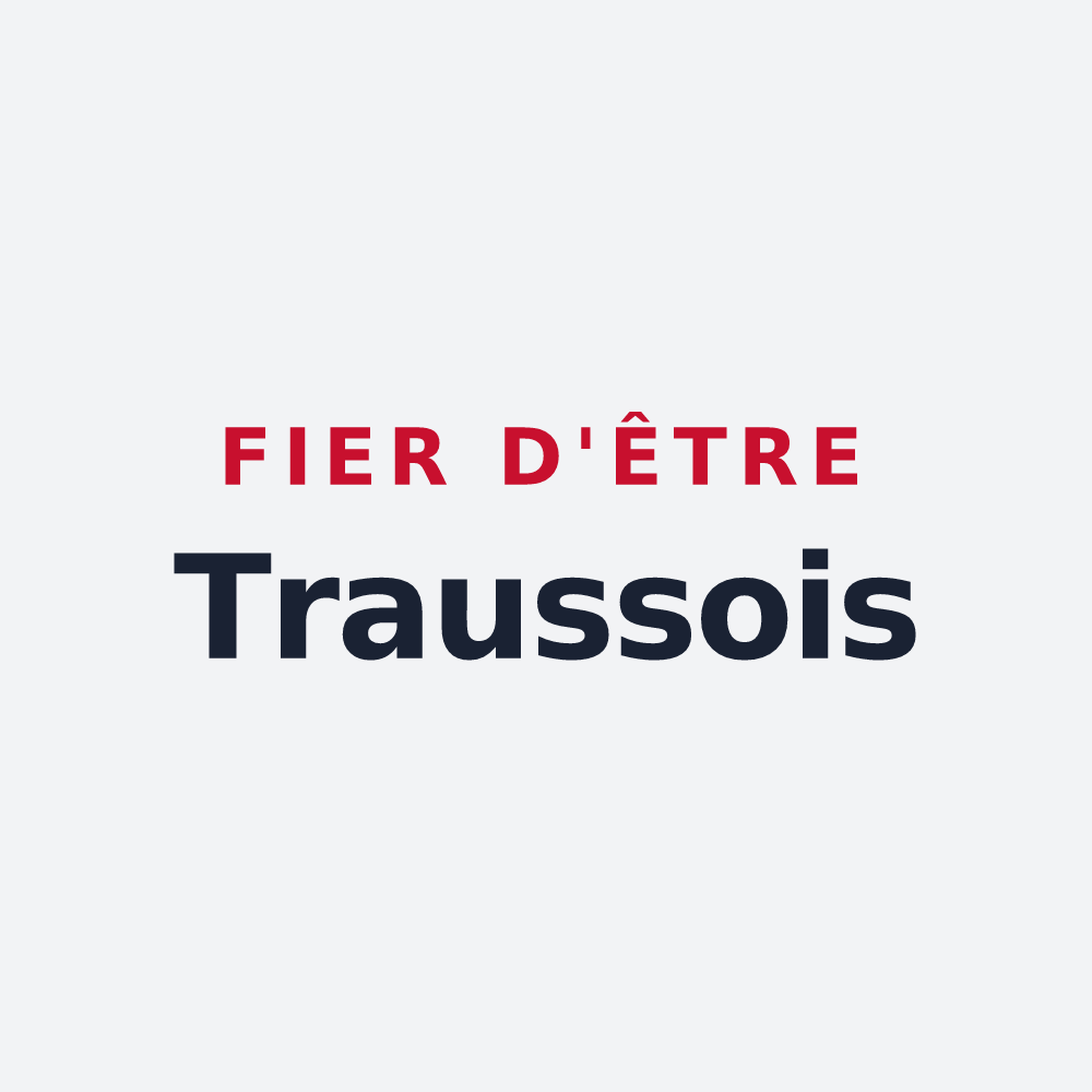 Poster « Fier d'être Traussois » — design pour Trausse