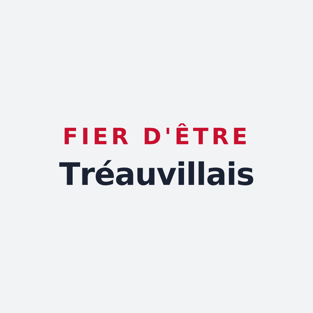 Poster « Fier d'être Tréauvillais » — design pour Tréauville